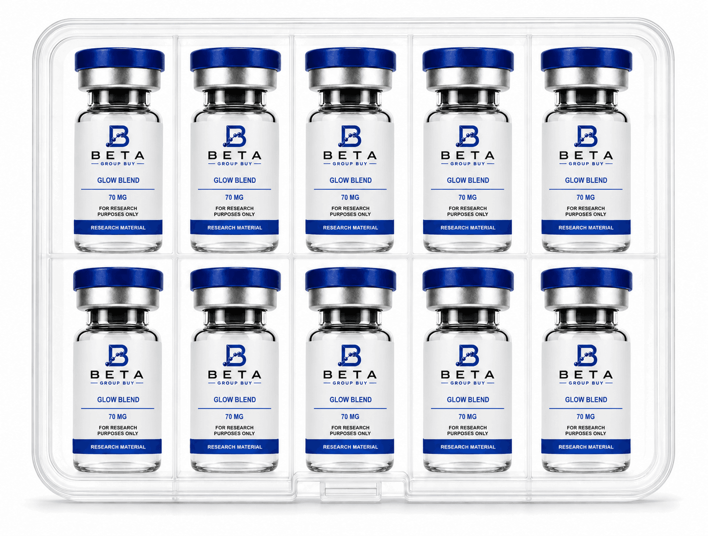 GLOW Blend, 70 mg, 10-Vial Kit